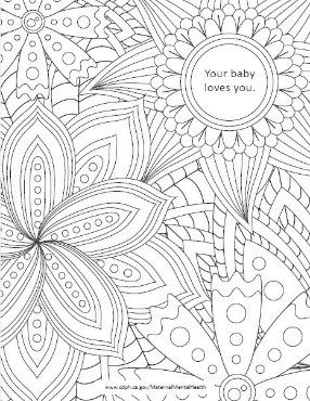 Preview of Coloring Sheets Stress Relief