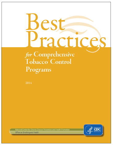 ​CDC Best Practices for Comprehensive Tobacco Control Programs guidance document