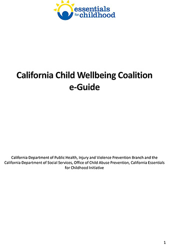 California Child Wellbeing Coalition e-Guide (PDF)