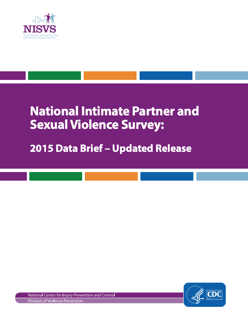 National Intimate Partner and Sexual Violence Survey Data Brief Cover