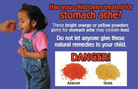 Screen shot of ​Has Your Child Been Treated for Stomach Ache? Card