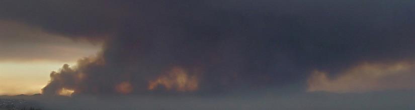 Smoke from wildfires in California