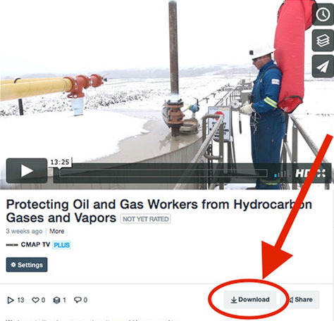 Vimeo screenshot of Oil and Gas Video