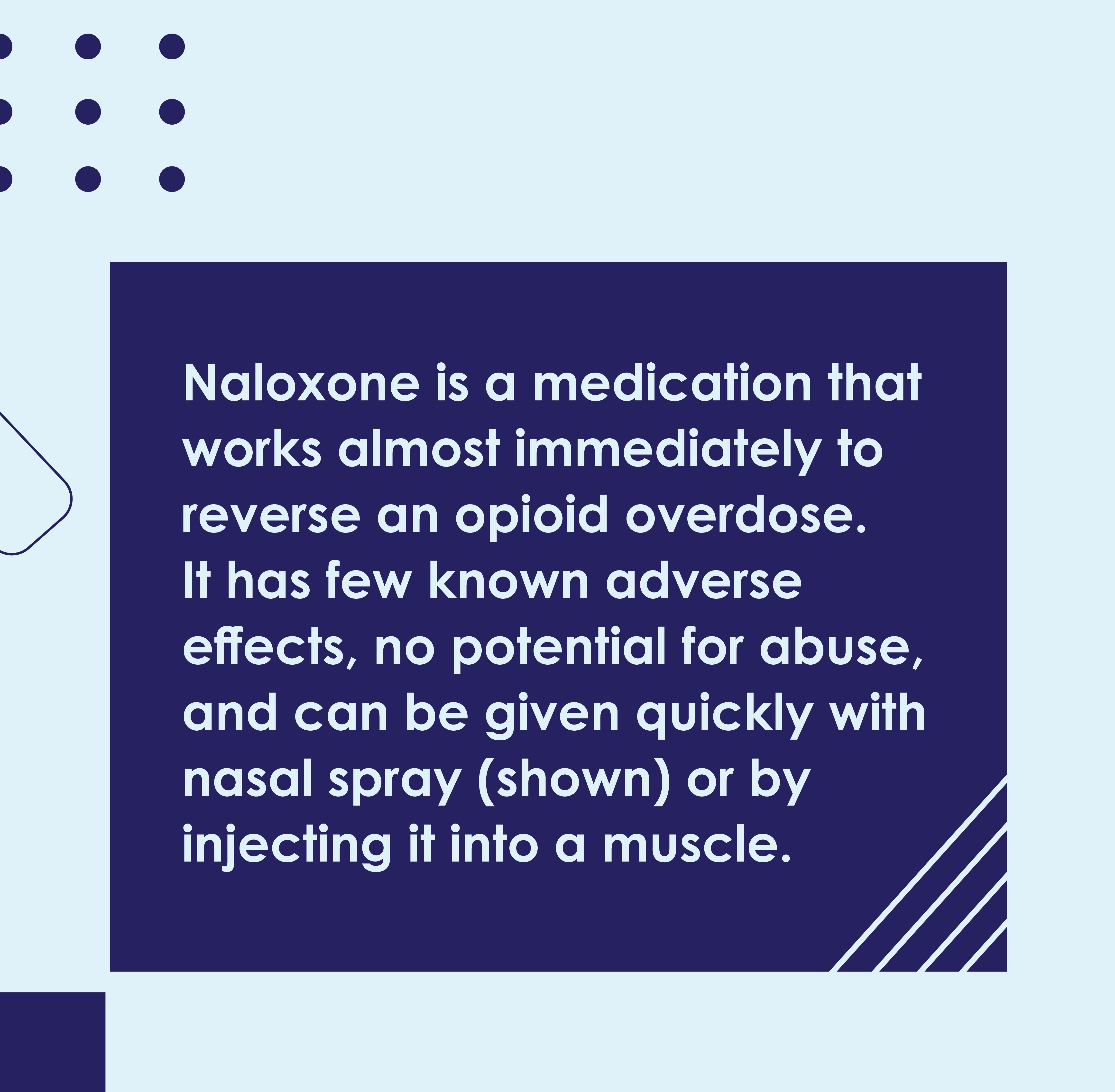 Naloxone is a medication