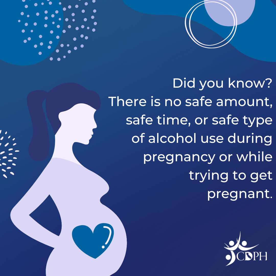 There is no safe amount, time, or type of alcohol use during pregnancy.