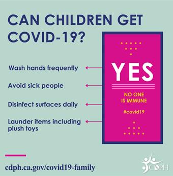 Children can get COVID-19
