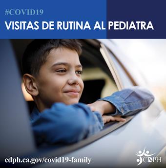 routine pediatric visit in Spanish with older child look out peacefully from car