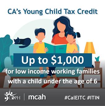 Up to $1,000 fow low income working familities with a child under the age of 6
