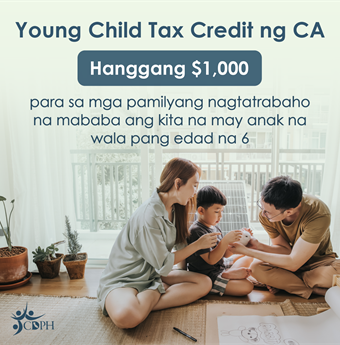 In Tagalog: ITIN tax filers eligible for California tax credits
