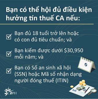 In Vietnamese: You may be eligible for tax credits this tax season