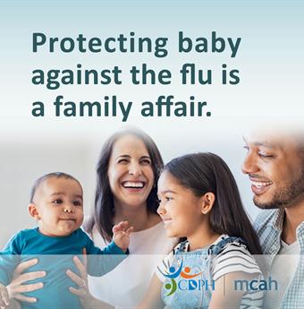 Protecting baby against the flu is a family affair.
