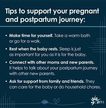 Tips to support your pregnant and postpartum journey