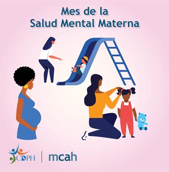 Spanish caption 'Maternal Mental Health'