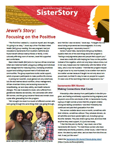Jewel's story in print format