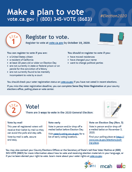 Flyer Voter Registration 2020
