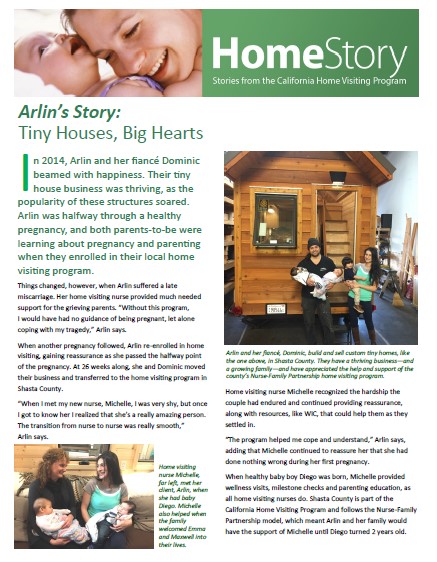 Arlin's story story in print format