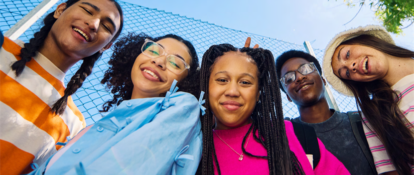 Group of adolescents