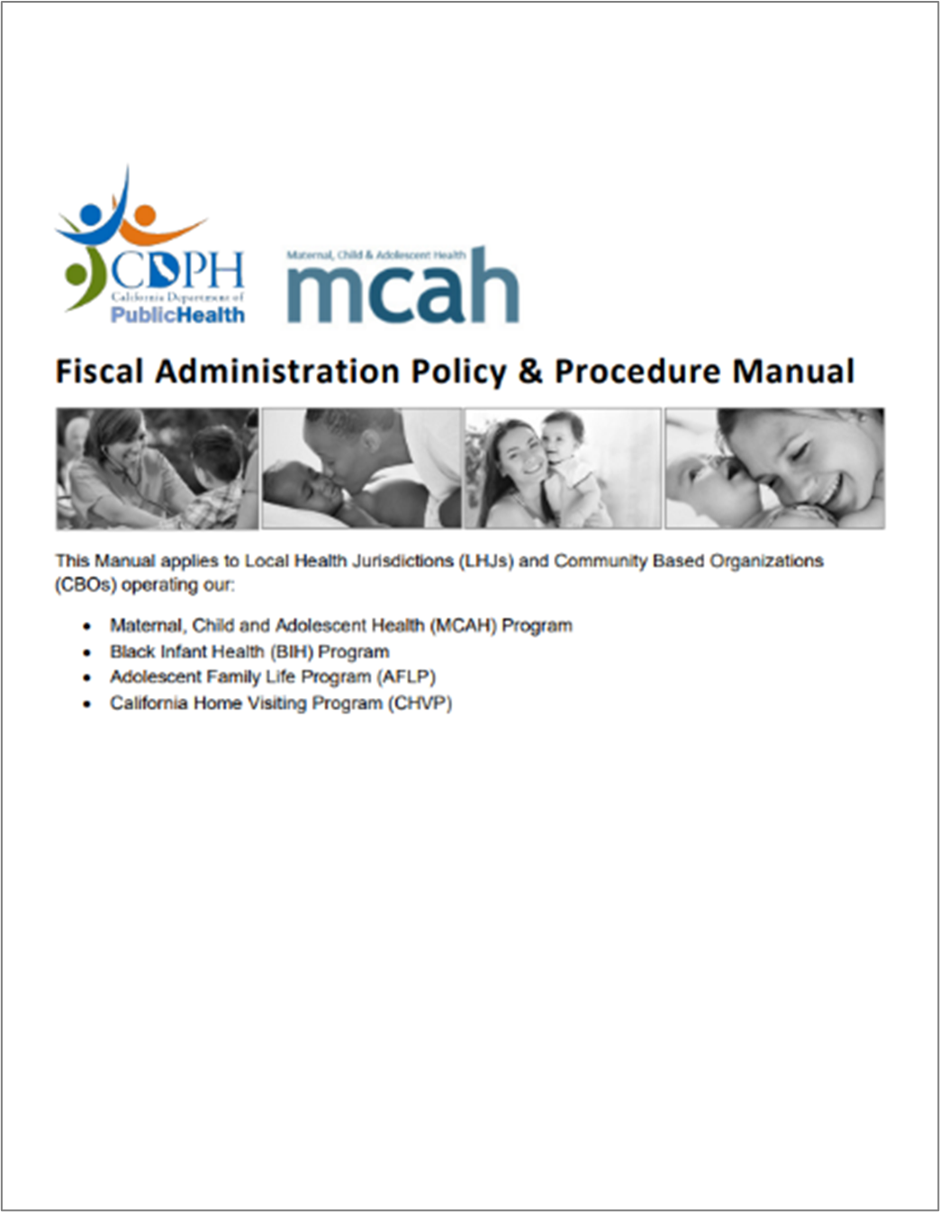 Fiscal policy and procedures cover