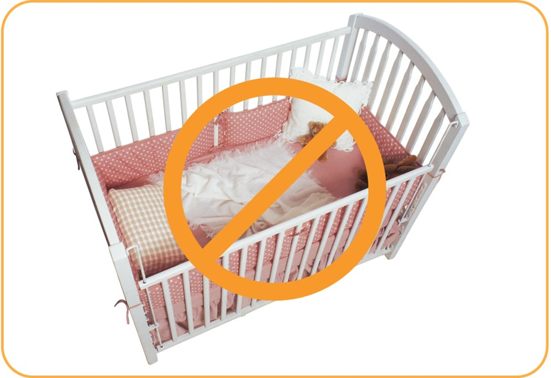 Crib not free of objects