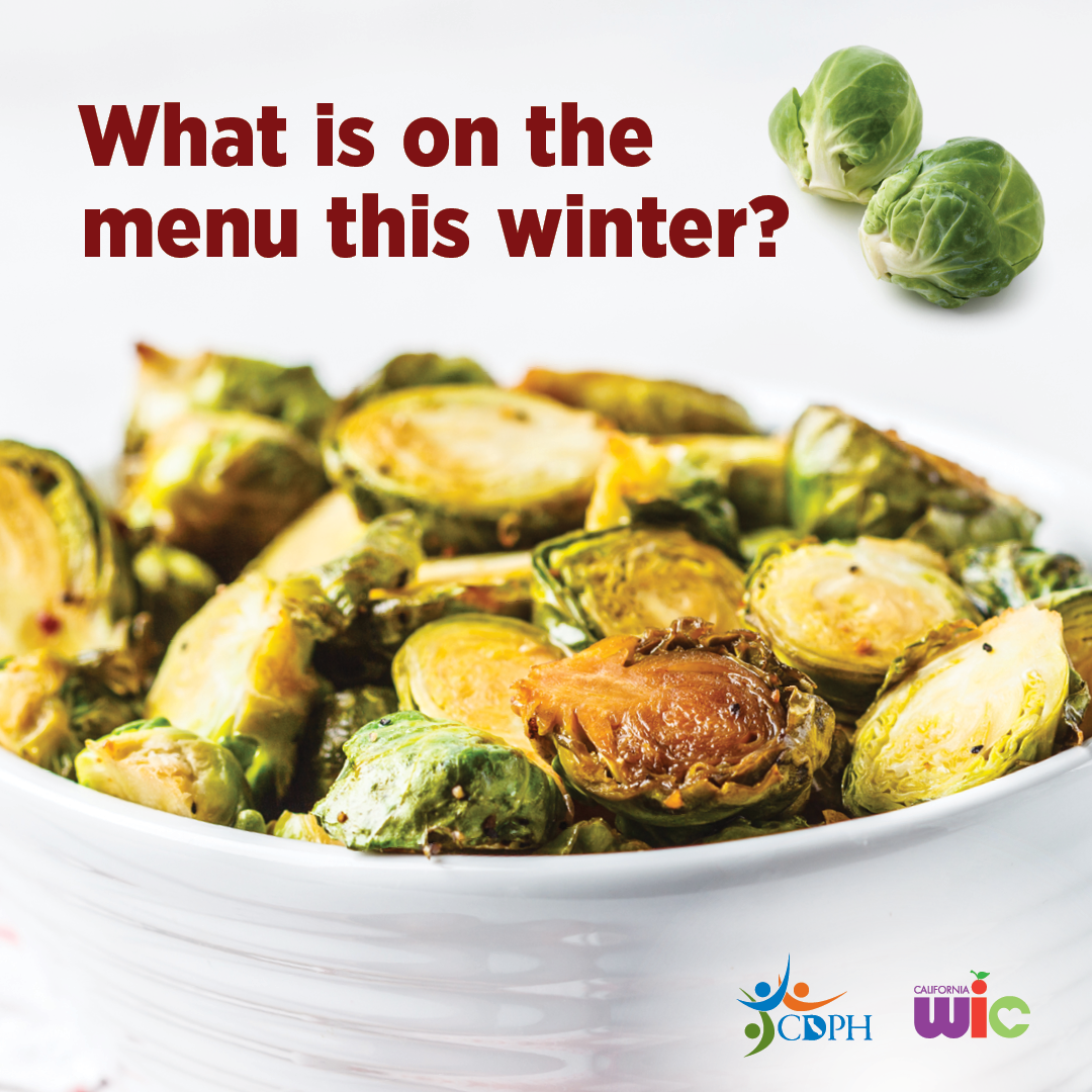 What is on the menu this winter? Bowl of brussel sprouts.