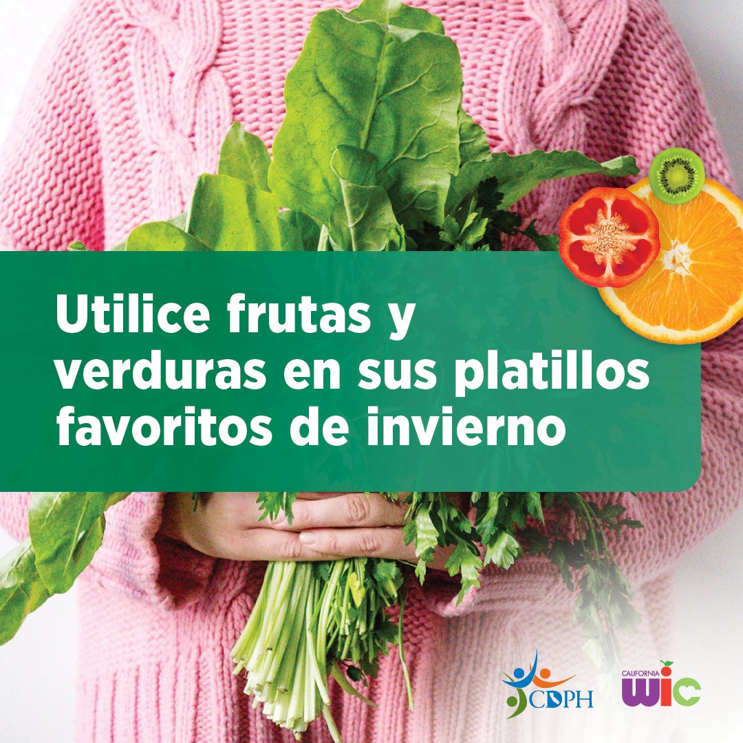 Utilice frutas y verduras en sus platillos favoritos de invierno. Sliced veggies.