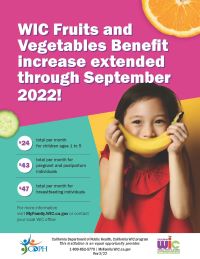 2022 WIC Benefits Flyer