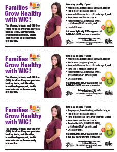 Families Grow Healthy 3-up flyer 10