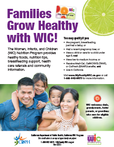 Families Grow Healthy flyer 4