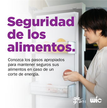 Seguridad de los alimentos. Conozca los pasos apropiados para mantener seguros sus alimentos en caso de un corte de energía. 