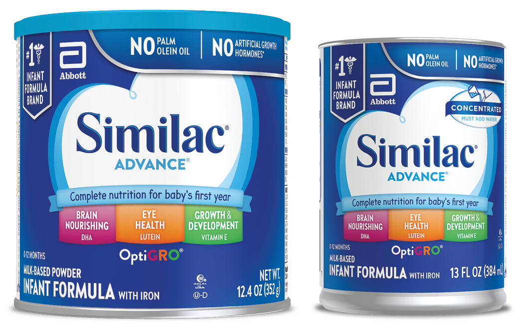 Similac Advance powder and liquid concentrate