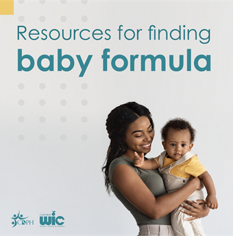 Resources for finding baby formula
