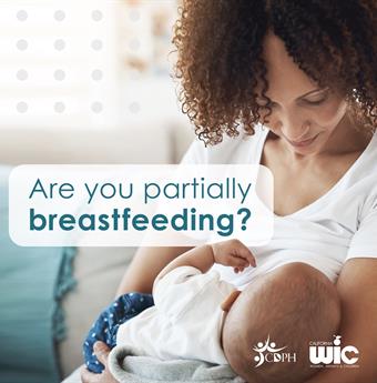 Are you partially breastfeeding?