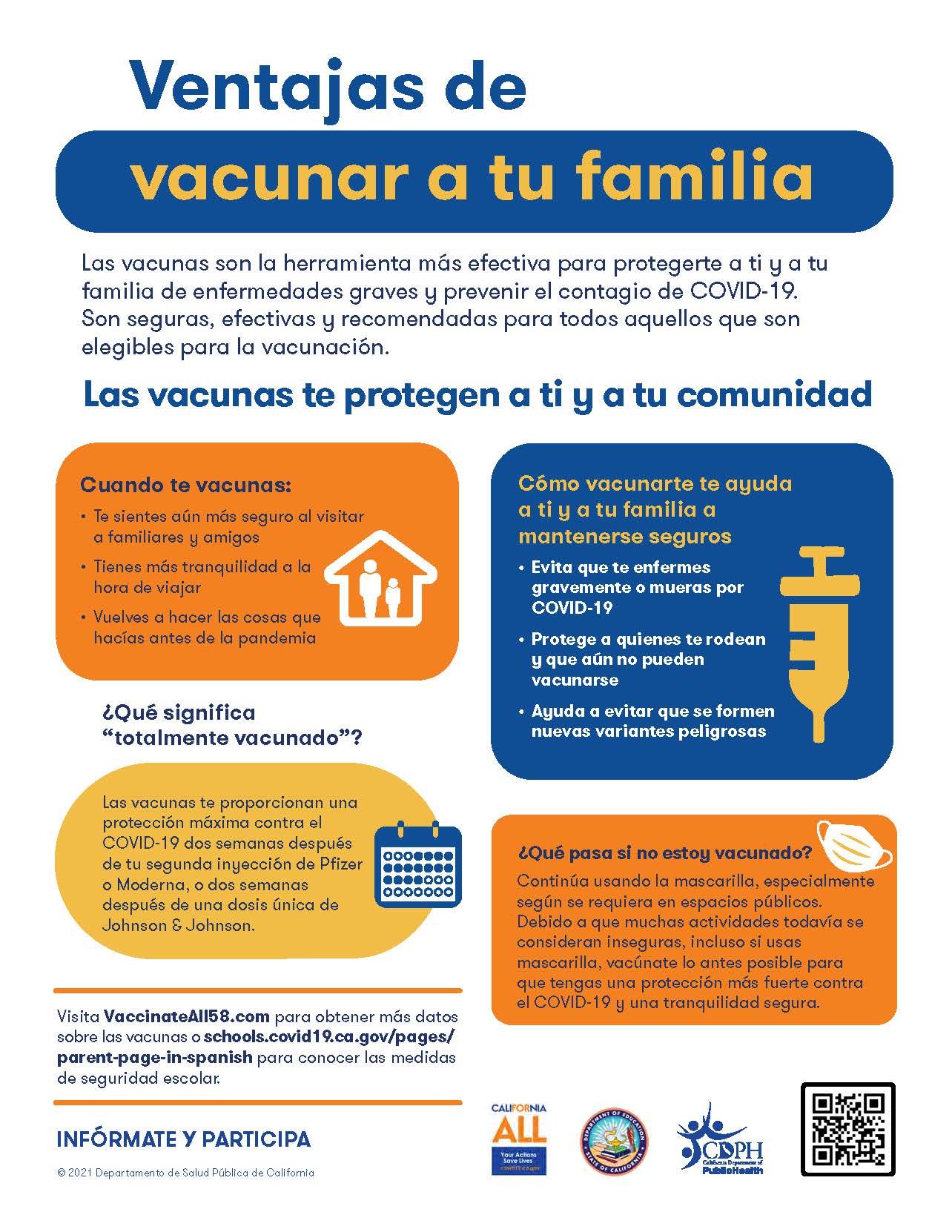 Ventajas de vacunar a tu familia