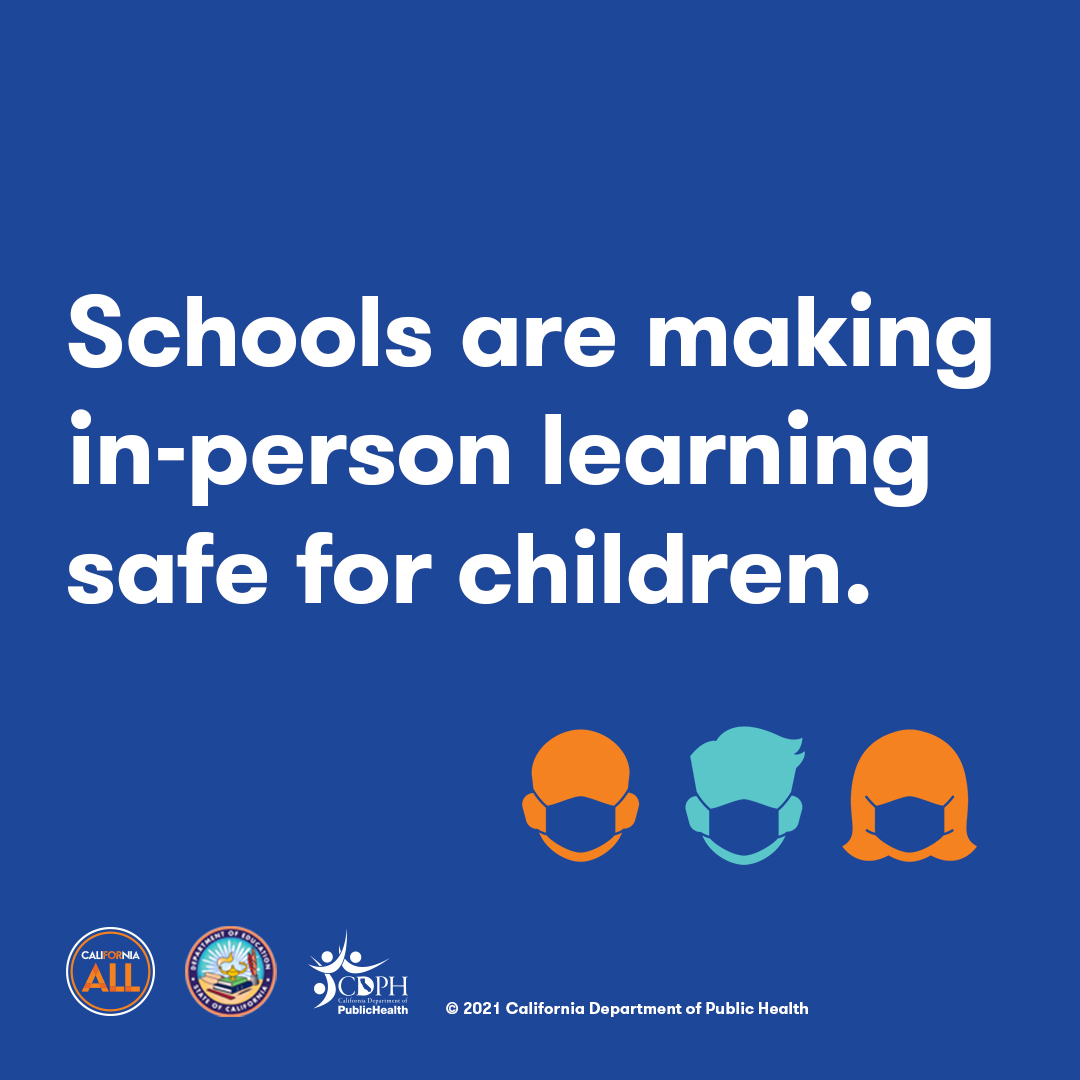Schools are making in-person learning safe for children.