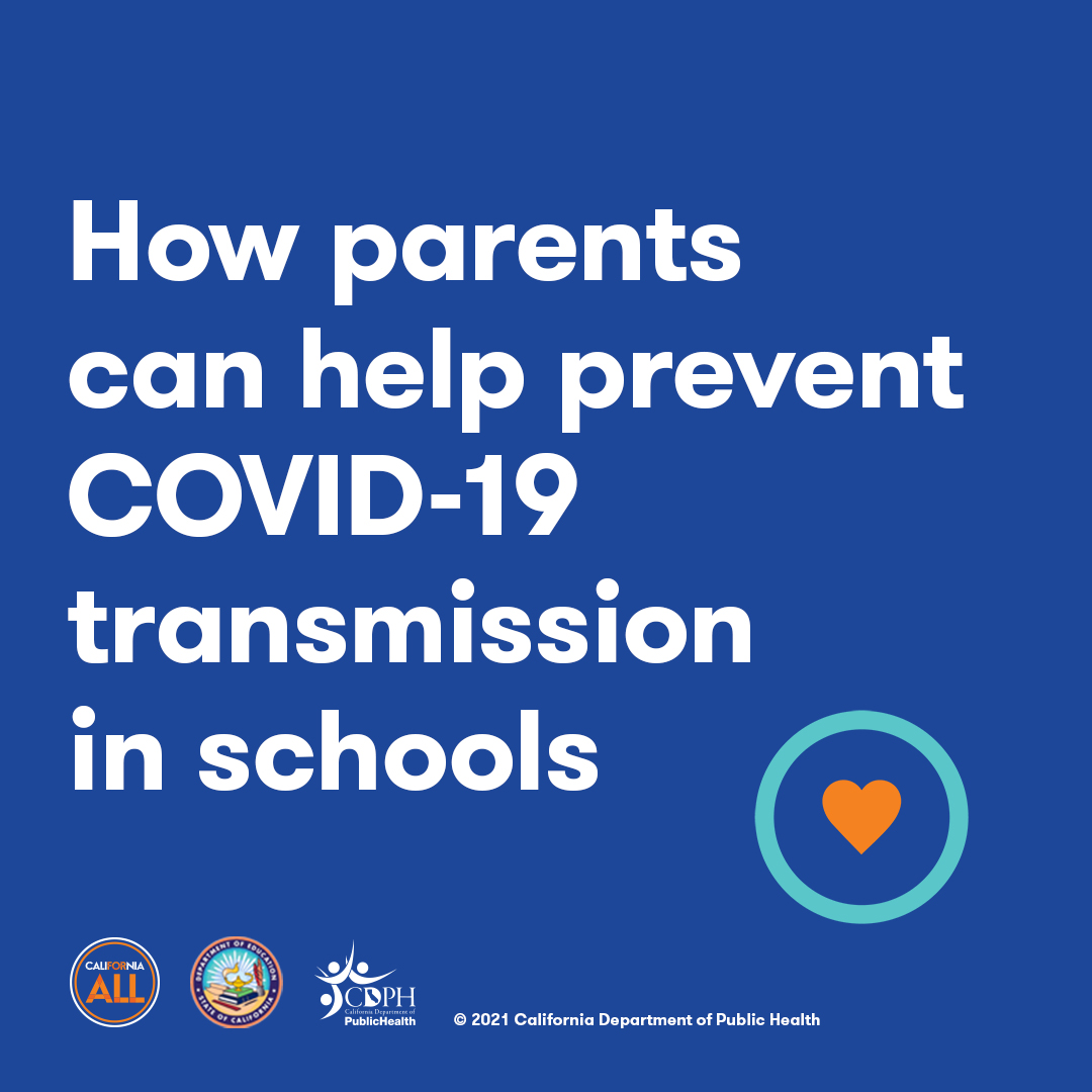 How parents can help prevent COVID-19 transmission in schools.