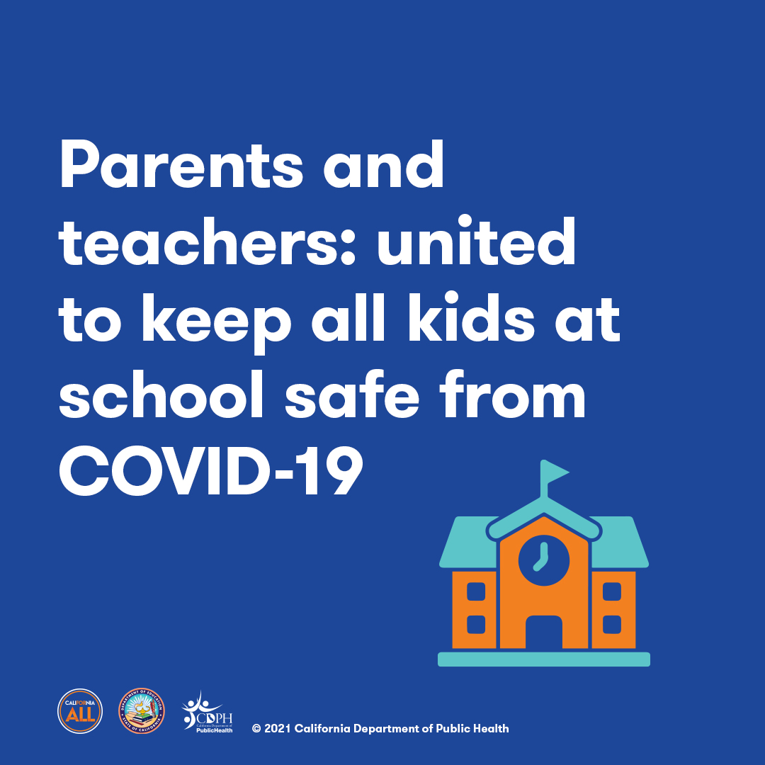 Parents and teachers: united to keep all kids at school safe from COVID-19