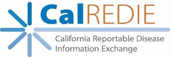 California Reportable Disease Information Exchange (CalREDIE) logo