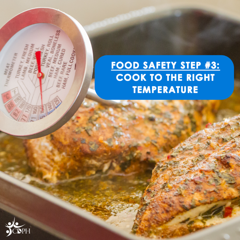 Food Safety Step #3: Cook to the right temperature