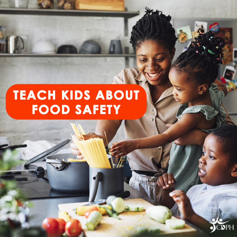 Teach kids about food safety