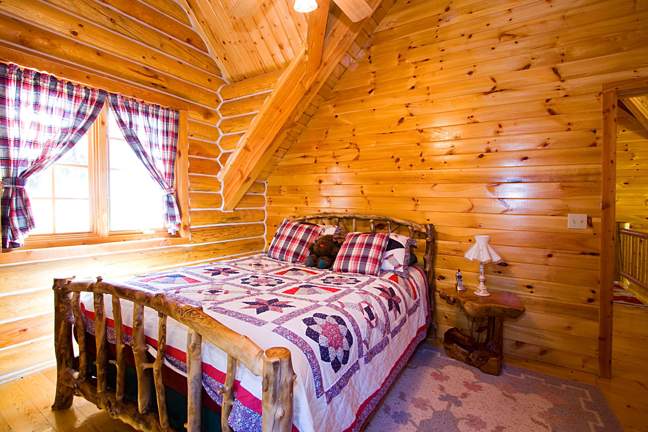 Bedroom in a cabin