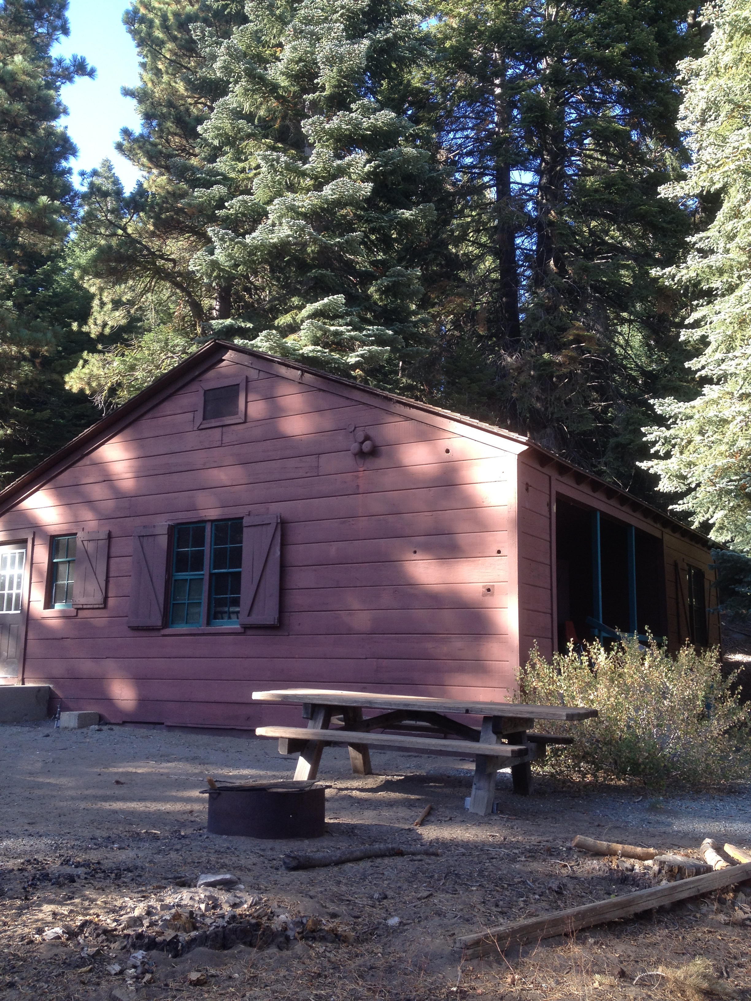 Cabin at high elevation