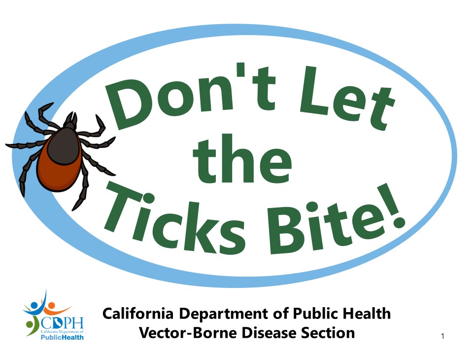 Don't Let the Ticks Bite! slide example