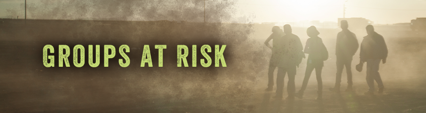 Groups at risk for Valley fever