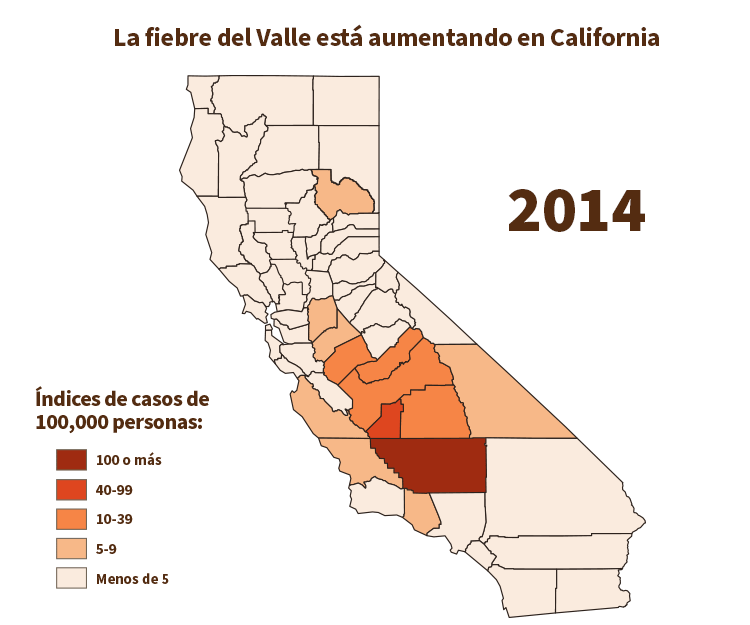 La fiebre del valle está aumentando en California