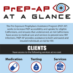 PrEP-AP at a Glance Infographic Sample