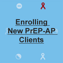 Enrolling New PrEP-AP Clients Button
