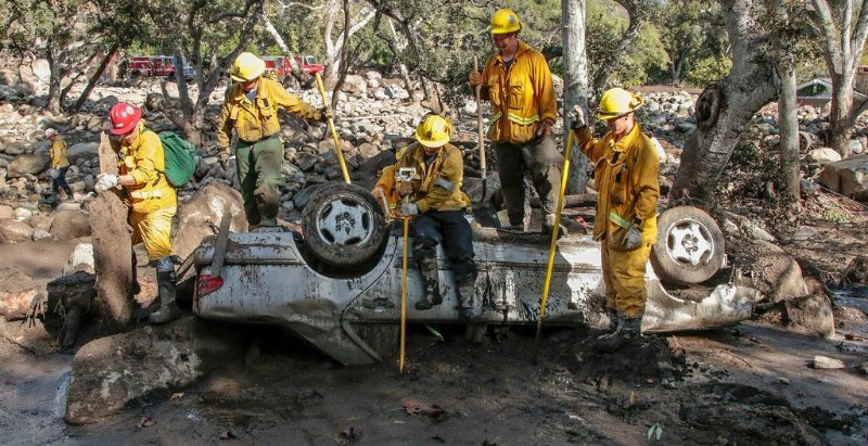 CA Mudslide rescue