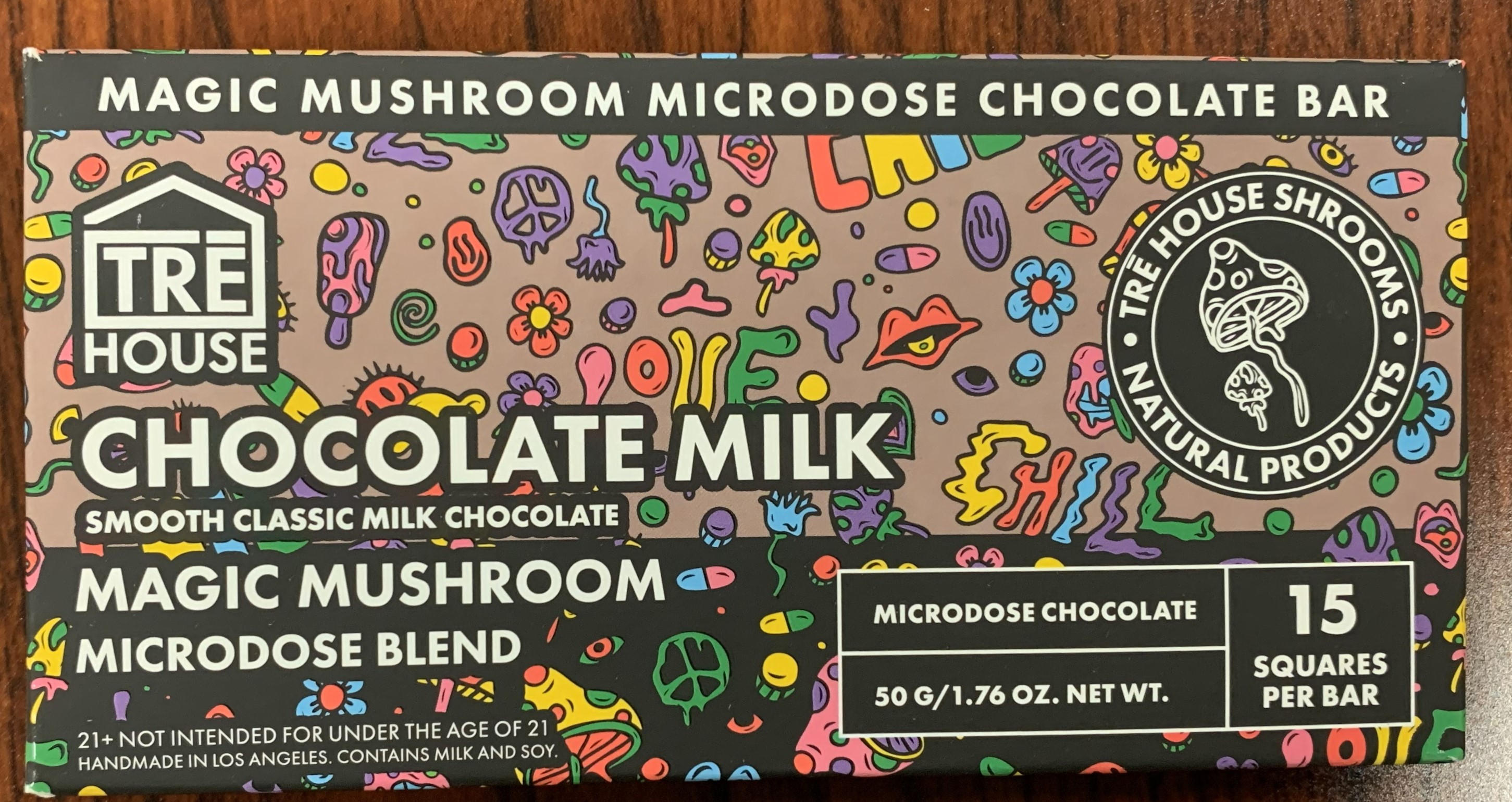 TRE House Magic Mushroom Microdose Chocolate Bar