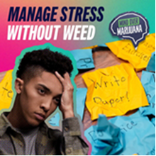 Manage stress without weed poster