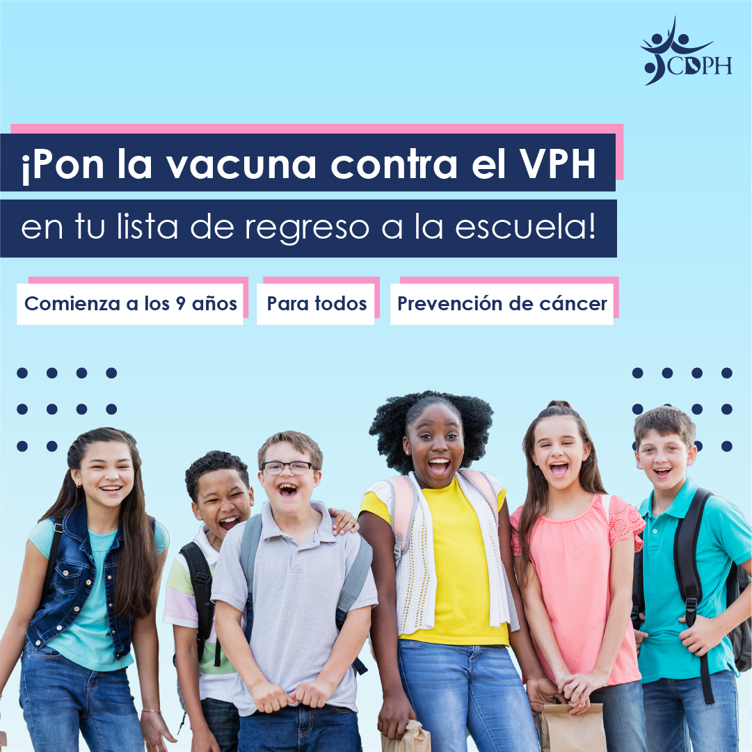 Po la vacuna contra el VPH en tu lista de regreso a la escuela